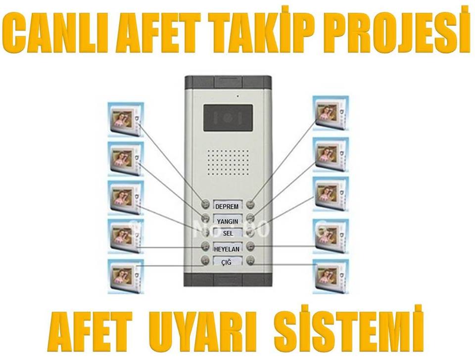 DÜNYA’ DA BİR İLK, CANLI AFET TAKİP PROJESİNİ BAŞLATTIK!