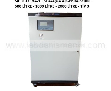 SAF SU CİHAZI – BLUAQUA ALGEBRA SERİSİ – 500 LİTRE – 1000 LİTRE – 2000 LİTRE – TİP 3