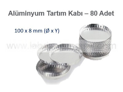 Alüminyum Tartım Kabı – 100 Adet – 100 x 8 mm (Ø x Y) ( Sıfır Ürün )