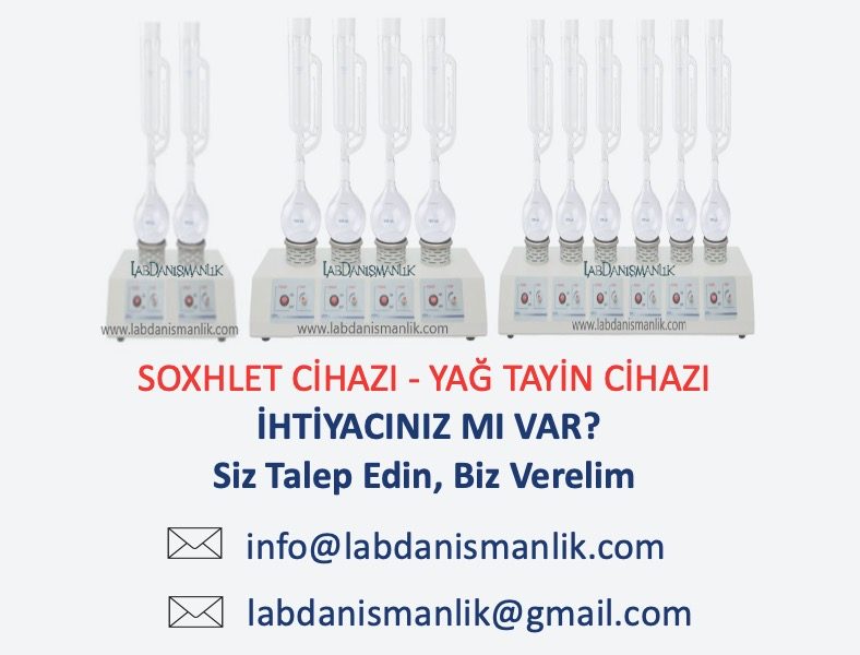 SOXHLET CİHAZI – YAĞ TAYİN CİHAZI ihtiyacınız için bize ulaşabilirsiniz.