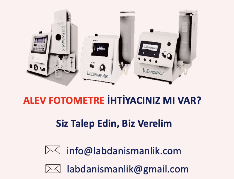 ALEV FOTOMETRE CİHAZI ihtiyacınız için bize ulaşabilirsiniz.