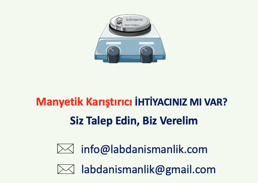 MANYETİK KARIŞTIRICI ihtiyacınız için bize ulaşabilirsiniz.