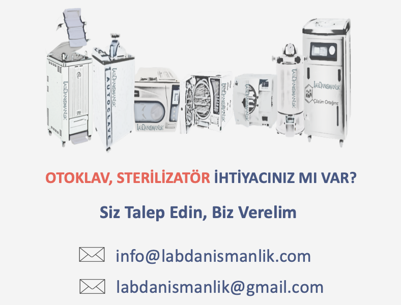 OTOKLAV, STERİLİZATÖR CİHAZI ihtiyacınız için bize ulaşabilirsiniz.