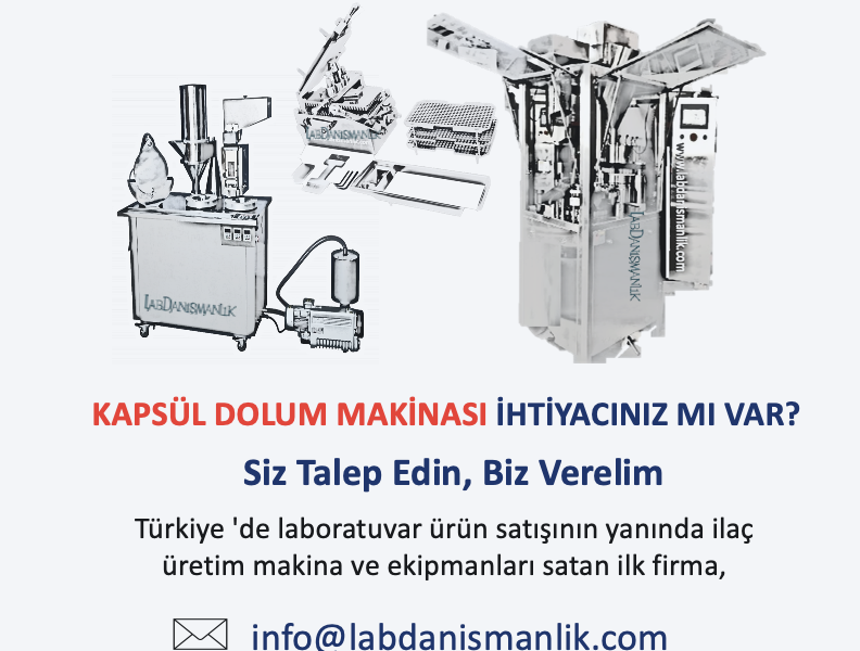 KAPSÜL DOLUM MAKİNASI ihtiyacınız için bize ulaşabilirsiniz.