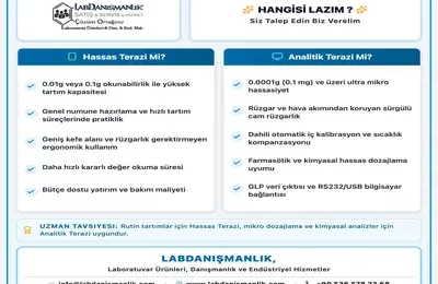 Hassas Terazi mi? Analitik Terazi mi? Hangi Terazi Ne Zaman Kullanılmalı? Hassas Terazi mi? Analitik Terazi mi? Hangi Terazi Ne Zaman Kullanılmalı?